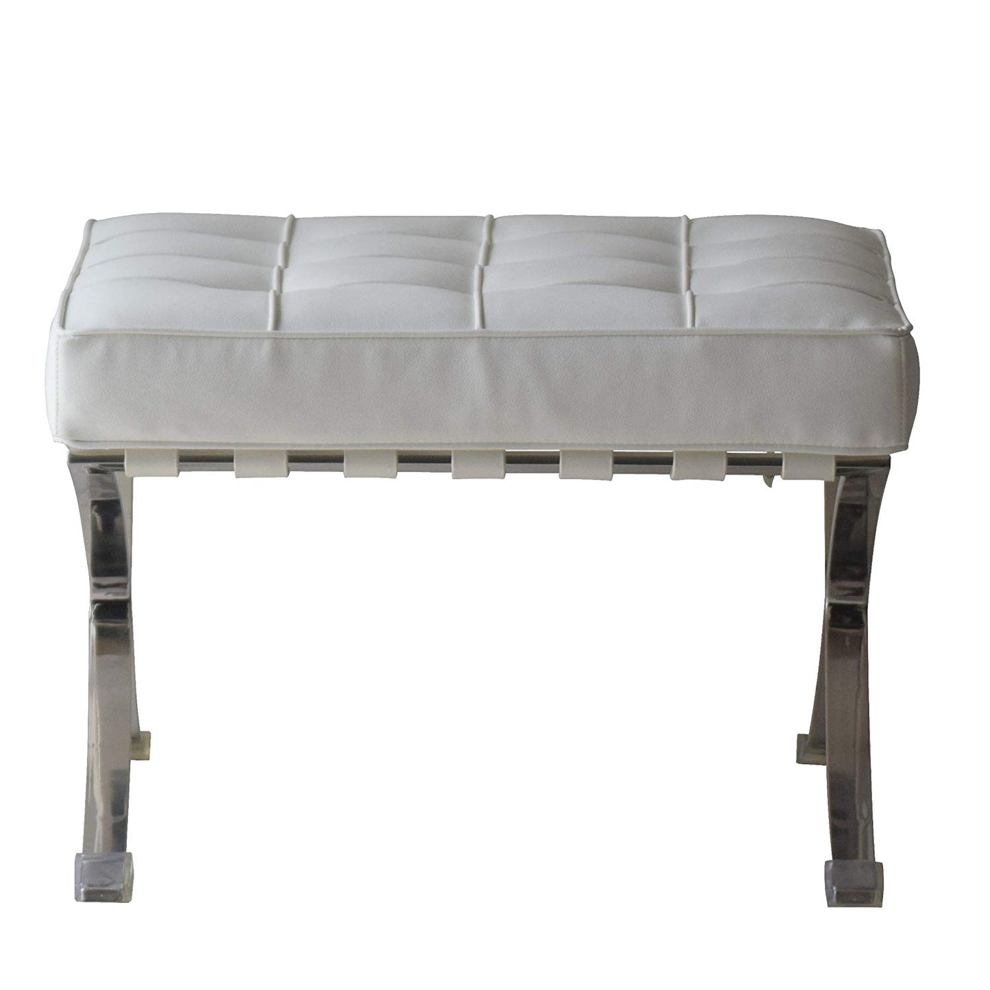 YS-2012-0 バルセロナソファー用 オットマン 合成皮革 (床保護脚カバー付き) スツール 足置き BARCELONA Chair 北欧