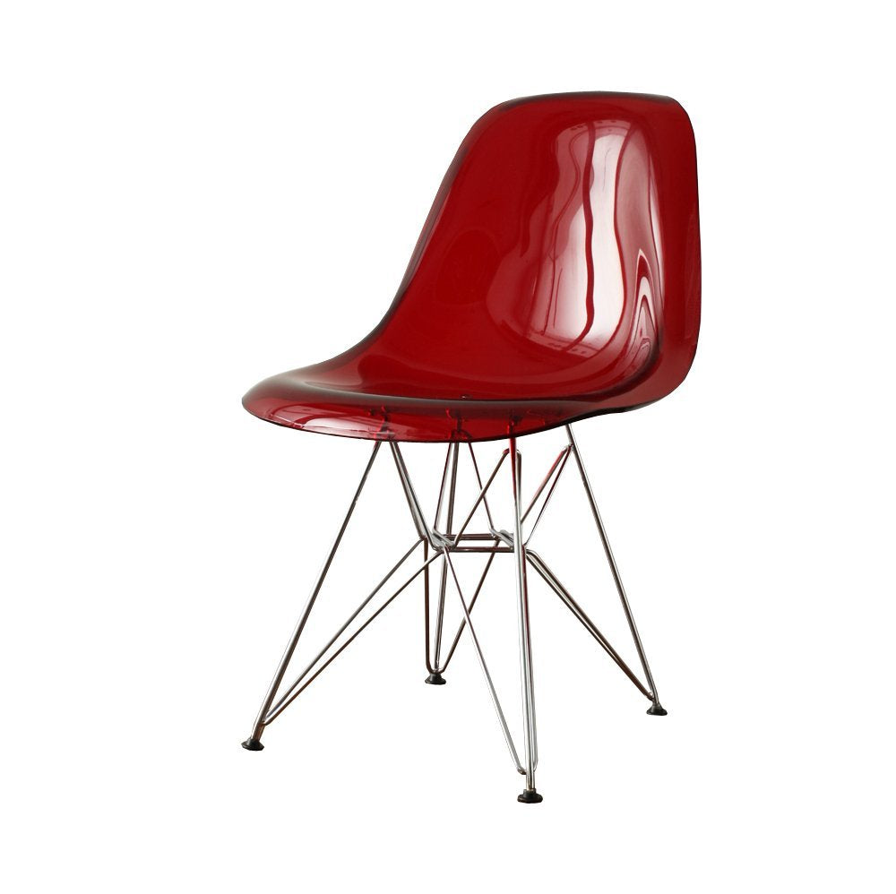 PC-0116 DSR ポリカーボネートイームズチェアー サイドシェルチェア スチール脚 エッフェルベース イームズ Eames ミッドセンチュリー デザイナーズ 北欧