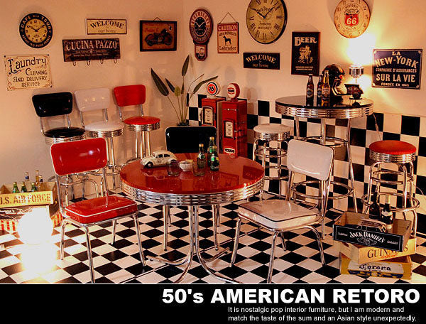 【激レア！】バスの座席　アメリカン　ヴィンテージ CH-123 グロス カウンターチェアー （つや有り） 背なし スツール イス